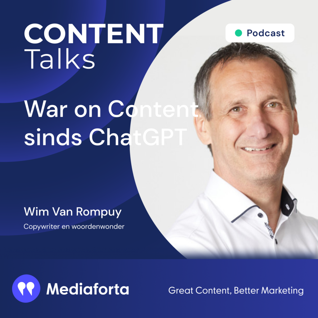 Webinar: War on Content sinds ChatGPT - Wim Van Rompuy 