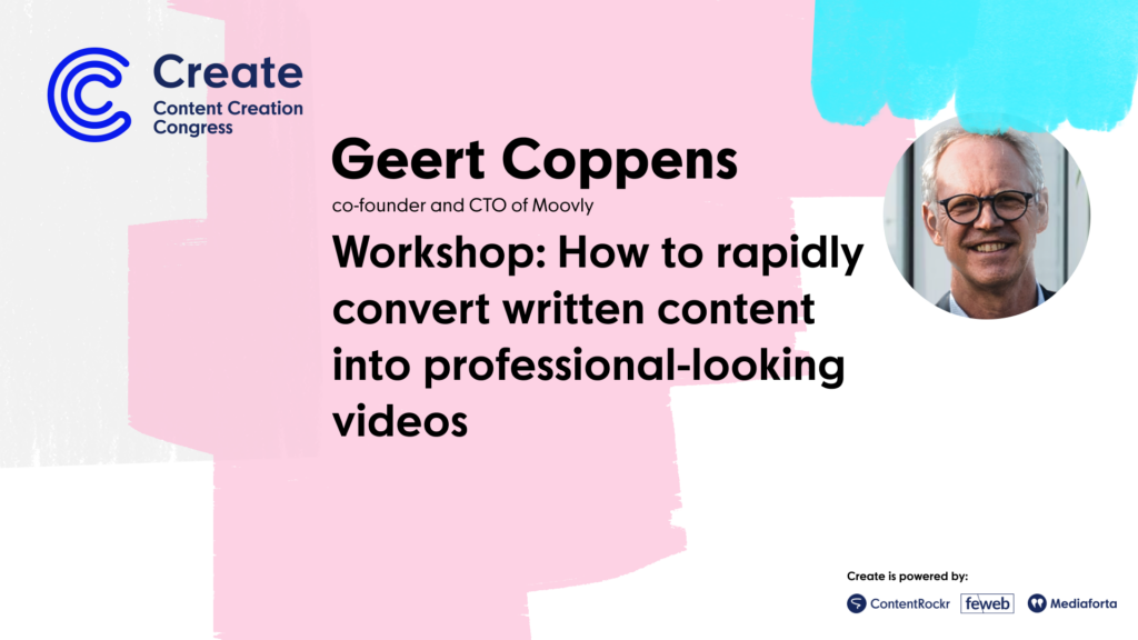 Webinar: How to rapidly convert text content into professional-looking videos
